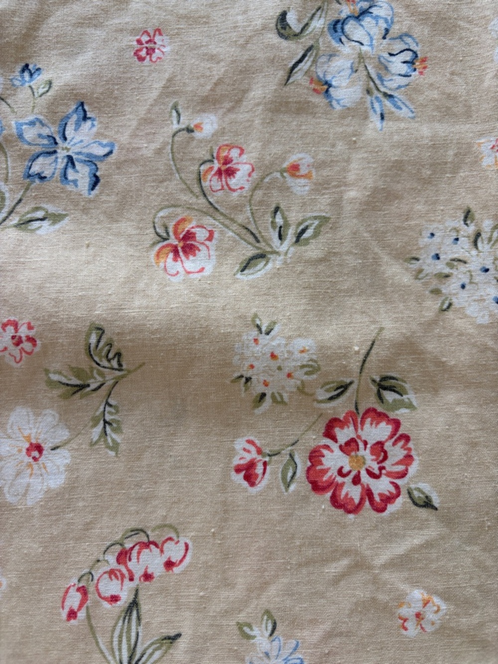 White Stag Romantic Cottage Yellow Cream 55% Linen Floral Maxi Dress Size 4/6 - Picture 11 of 13